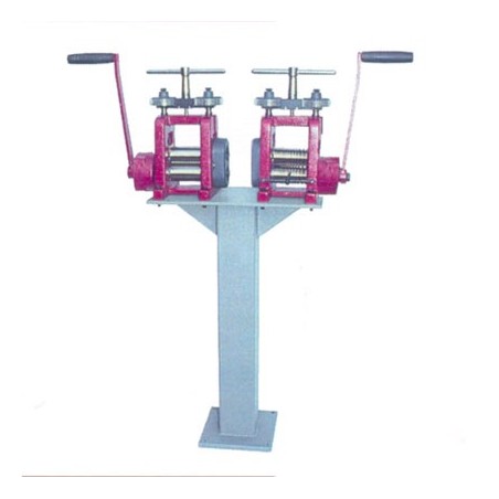 LAMINOIR MAIN COLONNE 120 mm AVEC LAMINOIR PLAQUE ET FIL AVEC REDUCTEUR
