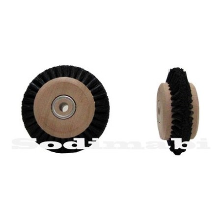 BROSSE CIRCULAIRE SOIE NOIRE 4/60 mm