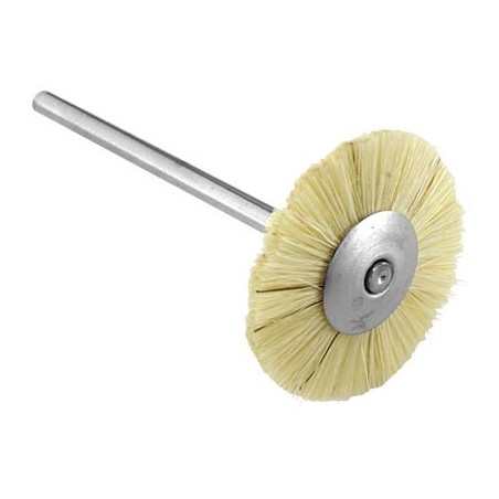 BROSSETTE SOIE BLANCHE CHEVRE DIAM. 19 mm