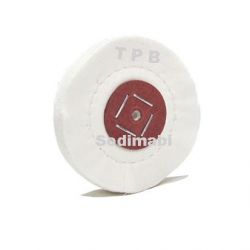 DISQUE TOILE COTON LUXOR TPB - DIAM 120 EPAISSEUR 10 mm AVEC COUTURE