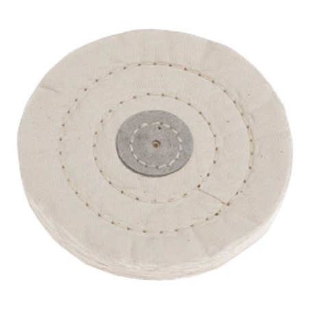 DISQUE POLISSAGE COUSU BLANC 150 mm
