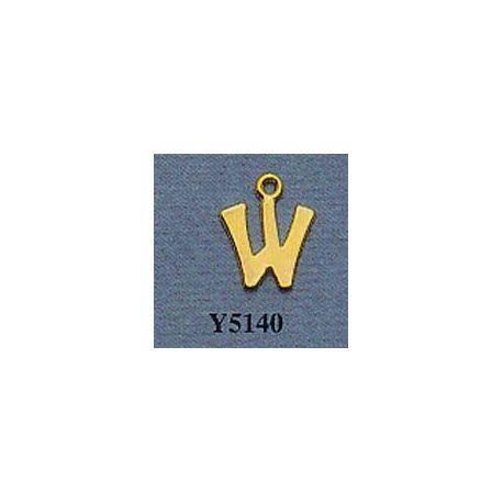 MOULE PLATRE - PENDENTIF INITIALE W