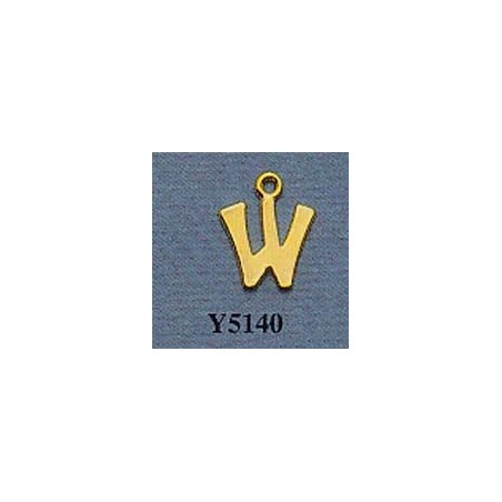 MOULE PLATRE - PENDENTIF INITIALE W