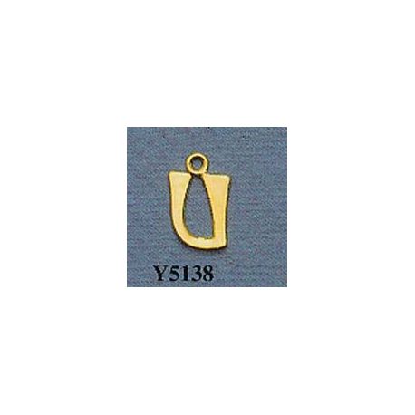 MOULE PLATRE - PENDENTIF INITIALE U