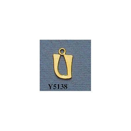 MOULE PLATRE - PENDENTIF INITIALE U