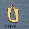 MOULE PLATRE - PENDENTIF INITIALE U