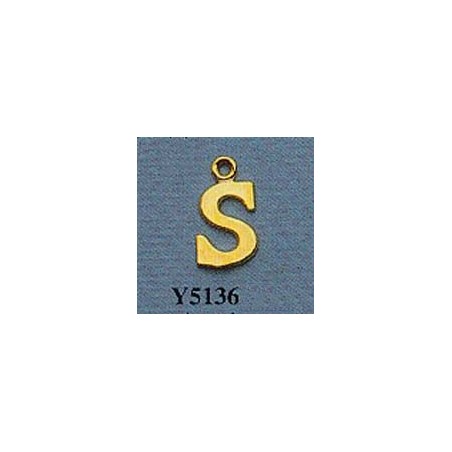 MOULE PLATRE - PENDENTIF INITIALE S