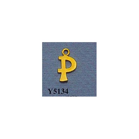 MOULE PLATRE - PENDENTIF INITIALE P