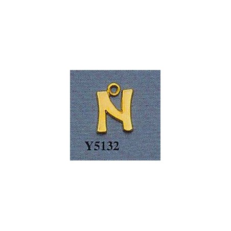 MOULE PLATRE - PENDENTIF INITIALE N