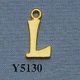 MOULE PLATRE - PENDENTIF INITIALE L