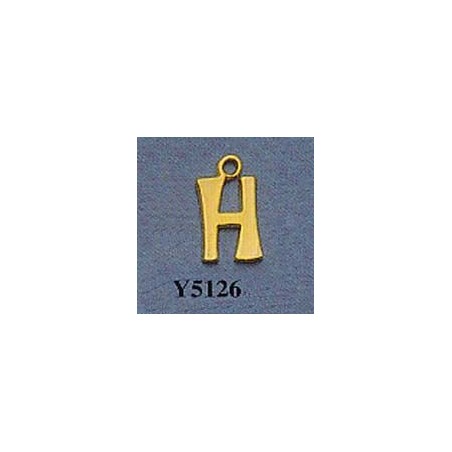MOULE PLATRE - PENDENTIF INITIALE H