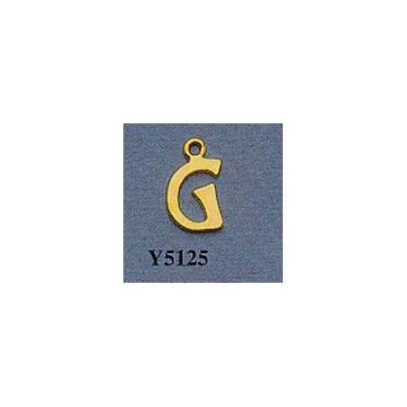 MOULE PLATRE - PENDENTIF INITIALE G