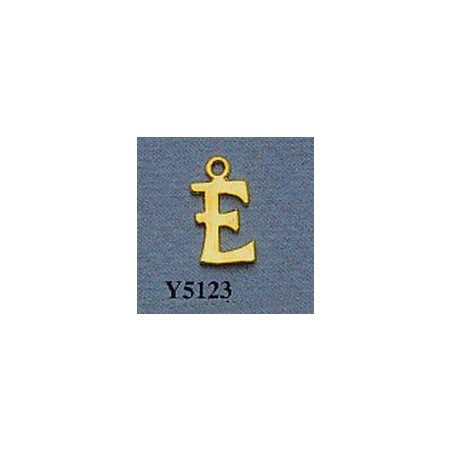 MOULE PLATRE - PENDENTIF INITIALE E
