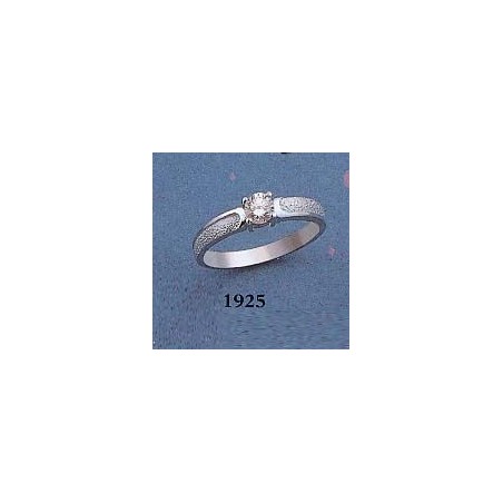 BAGUE PIERRE S - 2.50 gr - Diam 4.00 - 1925 SOLITAIRE