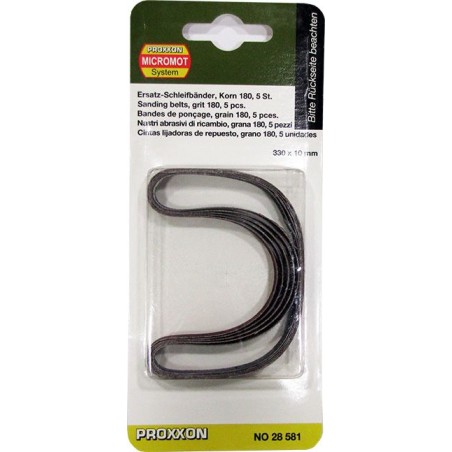 PRO PONCEUSE À BANDE - BANDE DE PONÇAGE DE RECHANGE GRAIN 80 POUR LA BS/A