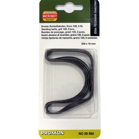 PRO PONCEUSE À BANDE - BANDE DE PONÇAGE DE RECHANGE GRAIN 120 POUR LA BS/A