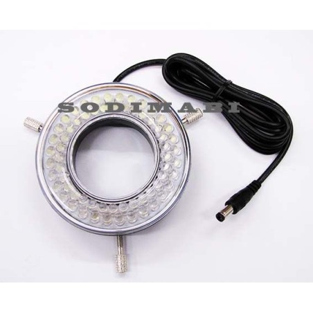 LOUPE STEREO BINO OU TRINO - LAMPE CIRCULAIRE 60 LEDS