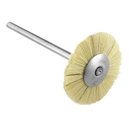 BROSSETTE SOIE BLANCHE CHEVRE DIAM. 22 mm BEL 