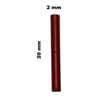 MEULETTE CYLINDRE PINS MARRON 2 x 20 MM