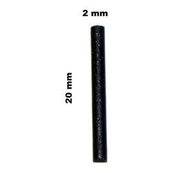 MEULETTE CYLINDRE PINS NOIRE 2 x 20 MM