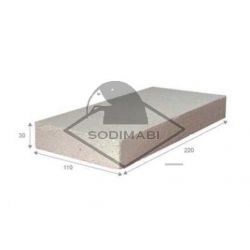 PLAQUE ISOLANTE BRIQUE POUR SOUDER 220 x 110 x 30 mm