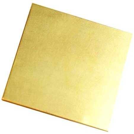LAITON PLAQUE 1.00 MM - PLAQUE DE 200 X 200 MM