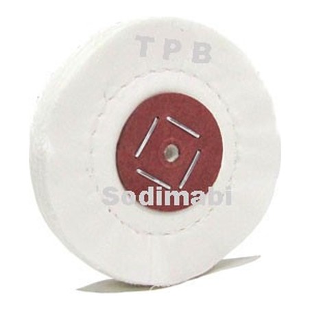 DISQUE TOILE COTON LUXOR TPB - DIAM 120 EPAISSEUR 20 mm sans couture