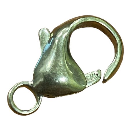 FERMOIR BOMBE 11MM OR JAUNE 9K