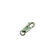 FERMOIR PLAT AVEC ANNEAU 10MM 9K