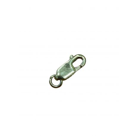 FERMOIR PLAT AVEC ANNEAU 12MM 9K