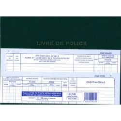 LIVRE DE POLICE METAUX PRECIEUX - VENTES / ACHATS