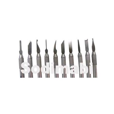 SPATULES - COUTEAUX A CIRE JEUX DE 10